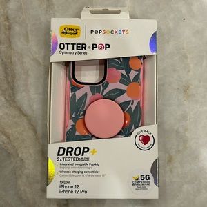 Otter + Pop iPhone 12 and 12 Pro Symmetry Series cherries